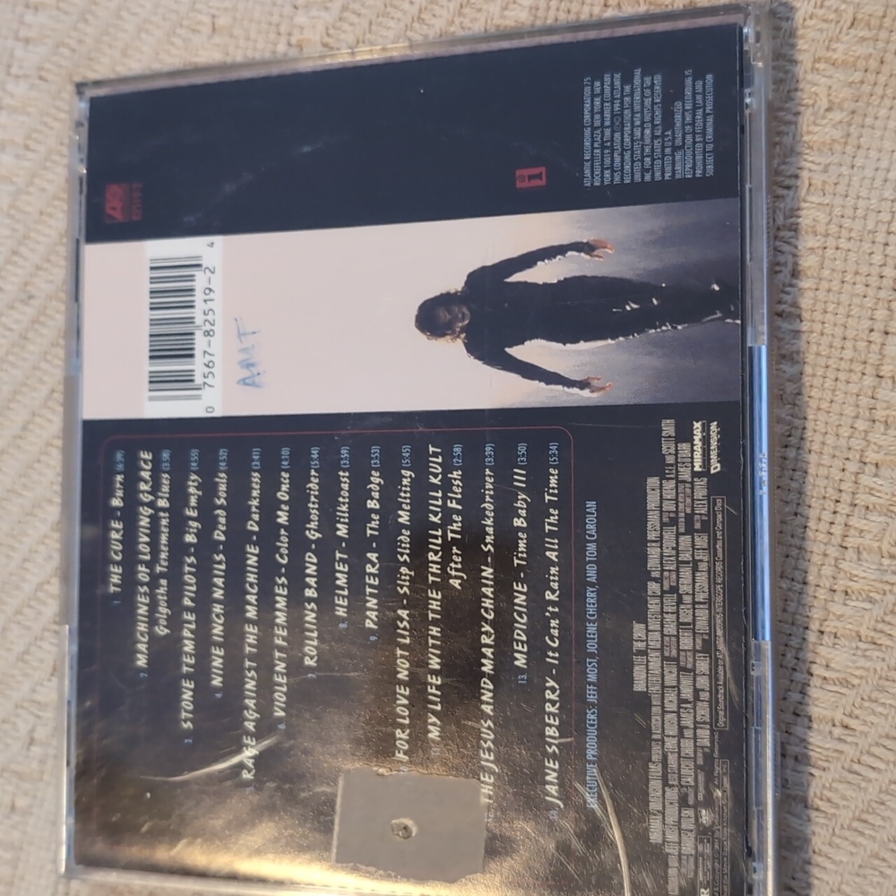 The Crow Soundtrack CD Goth Rock Various Artists Nine Inch Nails Pantera - Picture 5 of 5